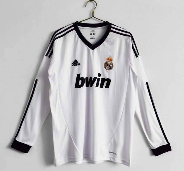 AAA Quality Real Madrid 12/13 Home Long Soccer Jersey